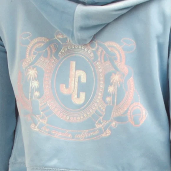 NWT Iconic Juicy Couture “Bling” Velour Tracksuit Pant and Matching Jacket - Picture 4 of 8